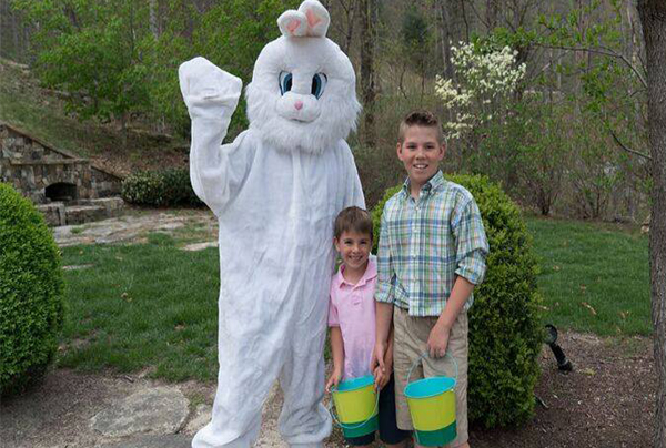 Easter Egg Hunt with Easter Bunny