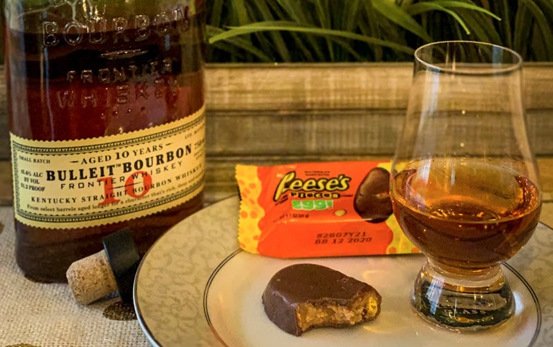 Bulleit Bourbon Year Old Reeses Pieces Egg