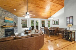 Adventure meets comfort in this fully furnished mountain cottage, where rustic charm and modern luxury blend seamlessly. Enjoy cozy evenings by dual stone fireplaces and mornings surrounded by nature’s beauty. Plus, access premier resort amenities including hiking trails, boating, pools, pickleball, our on-site restaurant, and more. ⛰️

Explore more at the link in bio and connect with an agent today!

#MountainRealEstate
BLR Realty, LLC