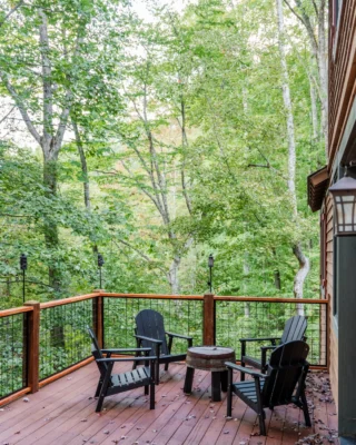 An invitation to soak in the scenery, lounge on the porch, and stay awhile.

Explore our lodging options at the link in bio. 

#MountainGetaway #BlueRidgeMountains #MountainCabin #VacationRentalHomes
 BLR Realty, LLC