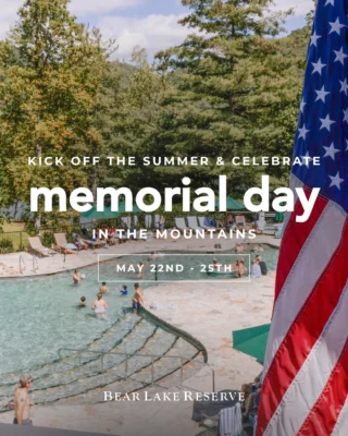 Kick off summer the right way with us. Spend your days on the water, your afternoons by the pool, and your evenings soaking in everything Bear Lake Reserve has to offer. Enjoy a Red, White & Brews BBQ, Foam Pool Party, Memorial Day Flag Ceremony, and more. 🇺🇸

🛶 Enjoy complimentary non-motorized boats with your stay. Plus, buy one round of golf and get the second round free.

Don't wait to lock in your Memorial Day weekend escape. Visit the link in bio to plan your stay.

#MountainLake #MountainResort #MemorialDayWeekend
BLR Realty, LLC